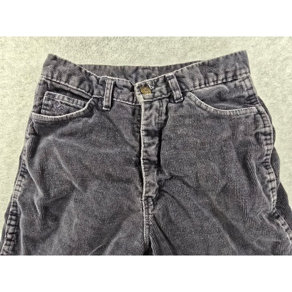 Vintage 70s Road Runner Corduroy High Rise Pants Women Size 27x33  Flare Leg - Picture 7 of 16